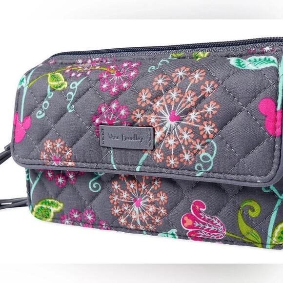 Vera Bradley Disney Mickey and Friends Gray All in One Crossbody Wristlet by NWT - Picture 2 of 10